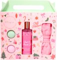The Kind Edit Co. Utopia Headband Gift Set 200ml Bath & Shower Gel + 2 x 50g Bath Fizzers + Headband