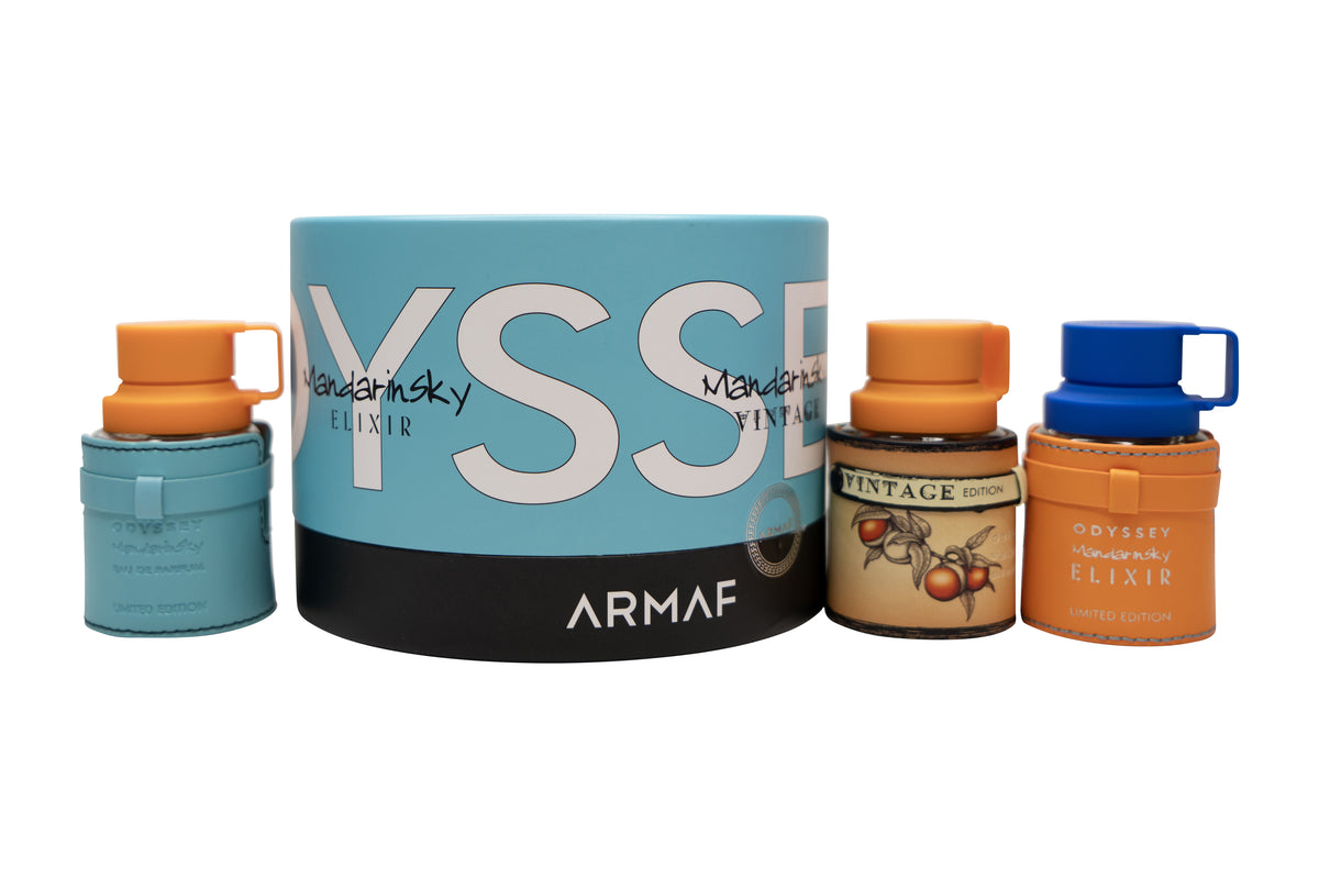 Armaf Wheel of Odyssey Gift Set 30ml Madarin Sky EDP + 30ml Madarin Sky Elixir EDP + 30ml Madarin Sky Vintage EDP