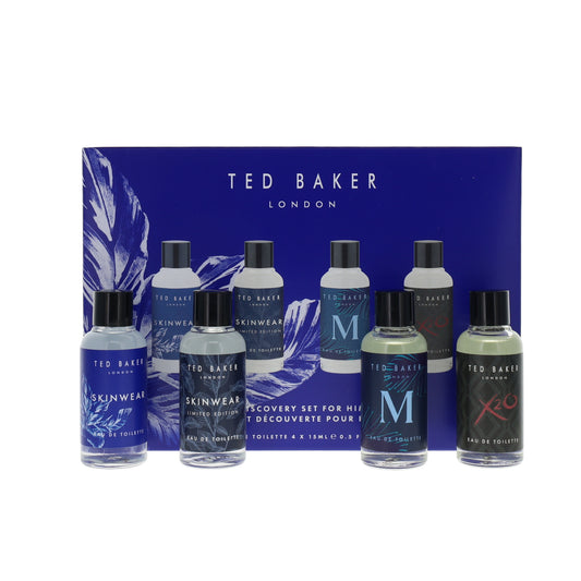 Ted Baker Icons Gift Set 15ml EDT Skinware Original + 15ml EDT Skinware Limited Edition + 15ml EDT M For Him + 15ml EDT X20 For Him