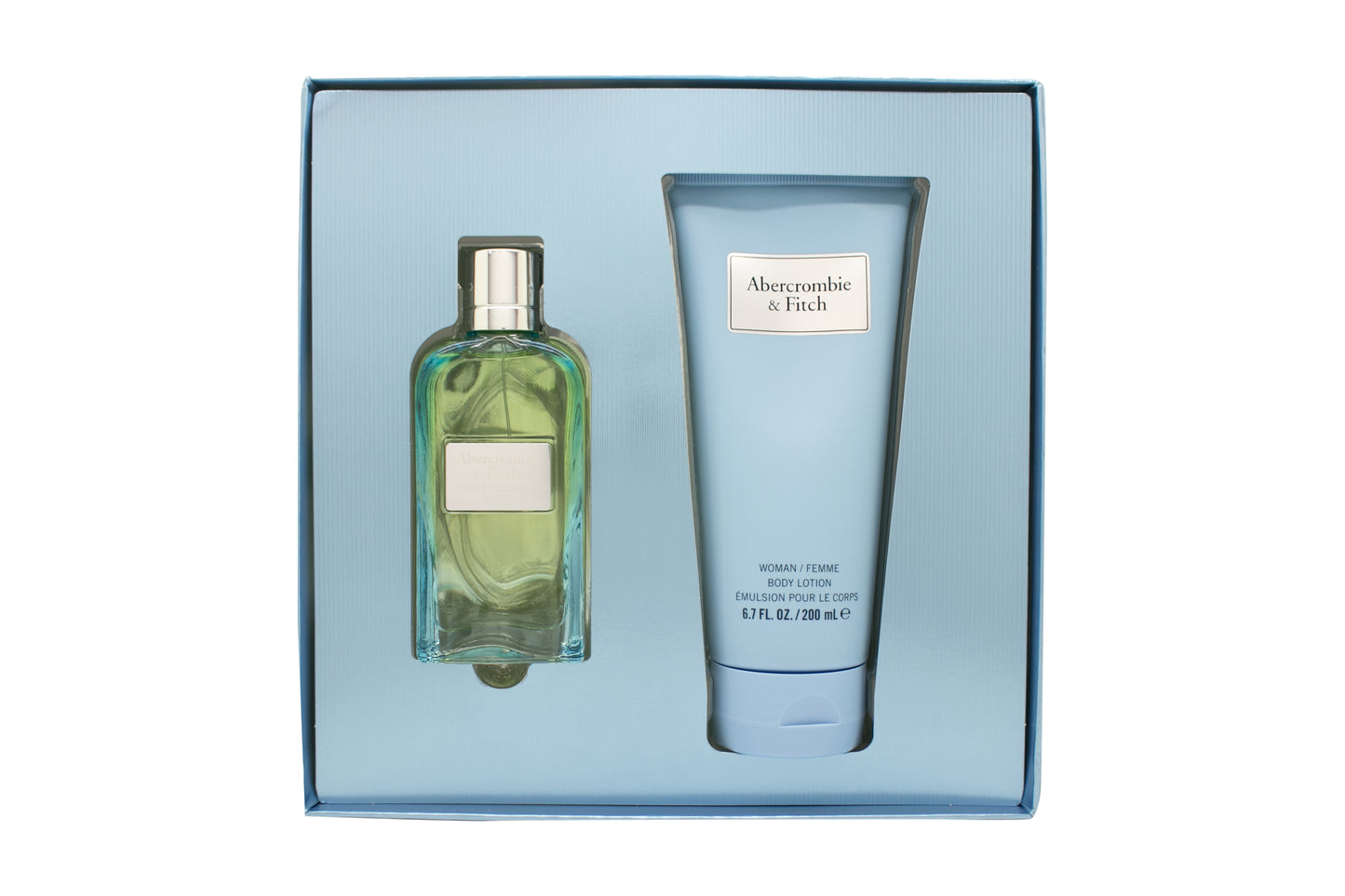 Abercrombie & Fitch First Instinct Blue for Her Gift Set 50ml EDP + 200ml Body Lotion
