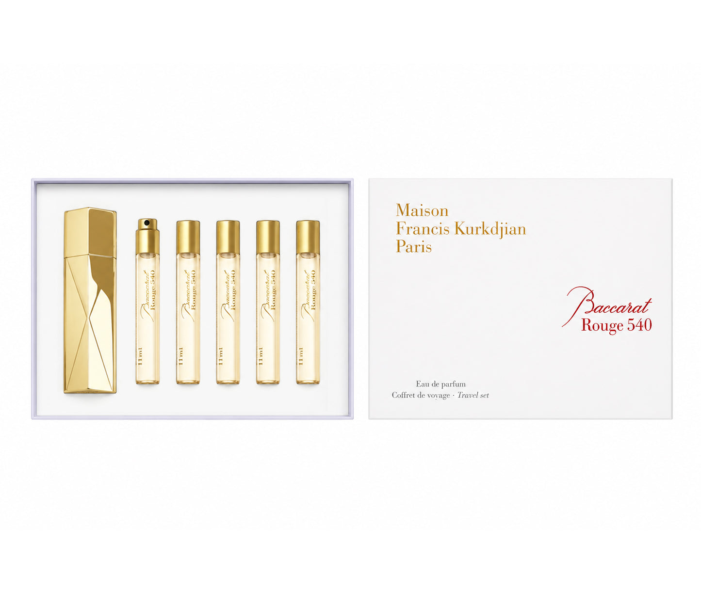 Maison Francis Kurkdjian Baccarat Rouge 540 Travel Set 5 Pieces 11ml