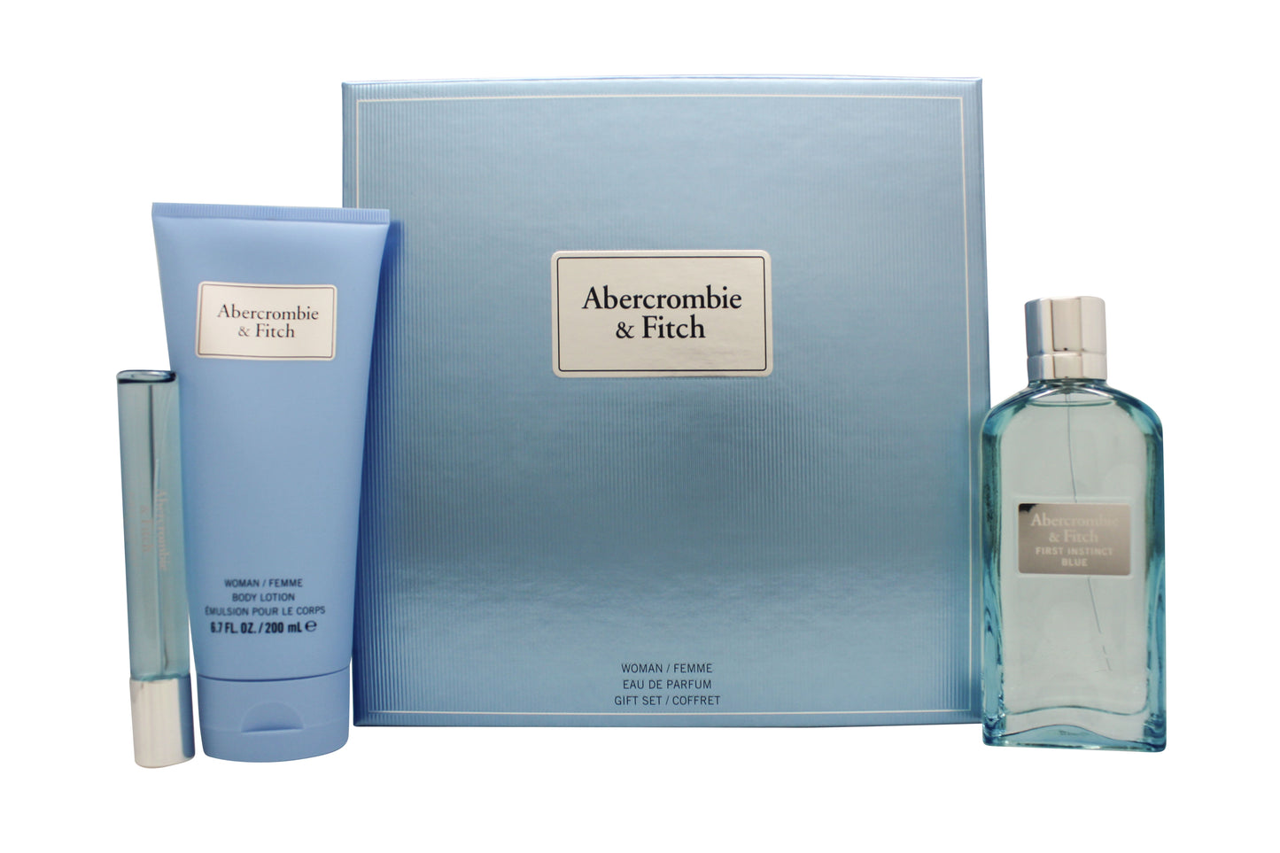 Abercrombie & Fitch First Instinct Blue for Her Gift Set 100ml EDP + 15ml EDP + 200ml Body Lotion