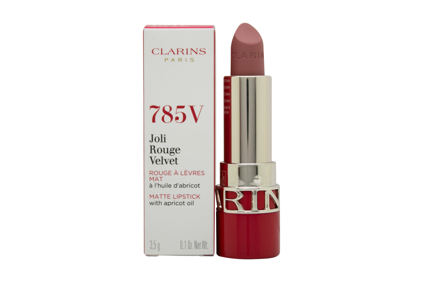 Clarins Matte Joli Rouge Velvet Lipstick 3.5g - 785V Petal Nude