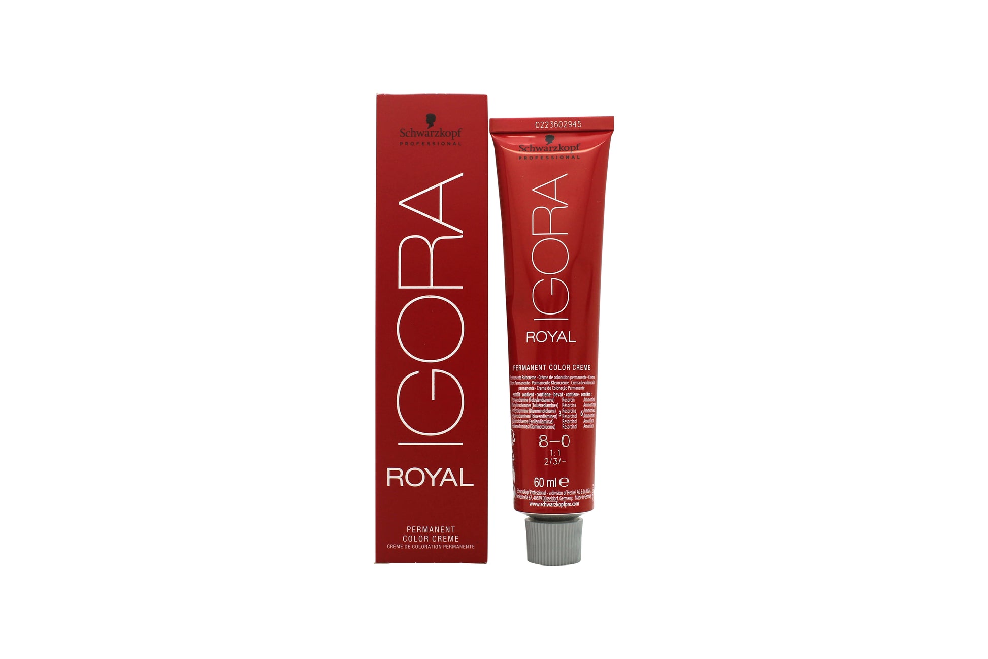 Schwarzkopf Igora Royal Permanent Color Creme 60ml - 8-0