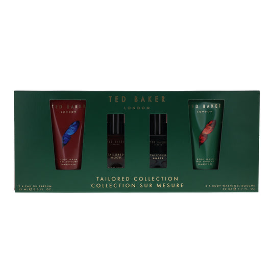 Ted Baker Tailored Collection Gift Set 2x 15ml EDP + 2x 50ml Body Wash