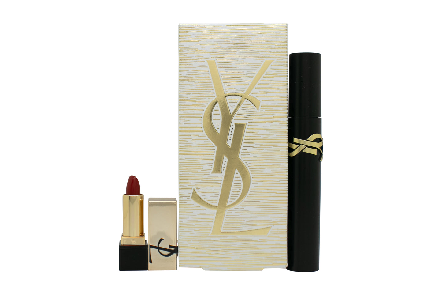 Yves Saint Laurent Gift Set 9ml Lash Clash Extreme Volume Mascara + Mini Rouge Pur Couture Lip Stick 25