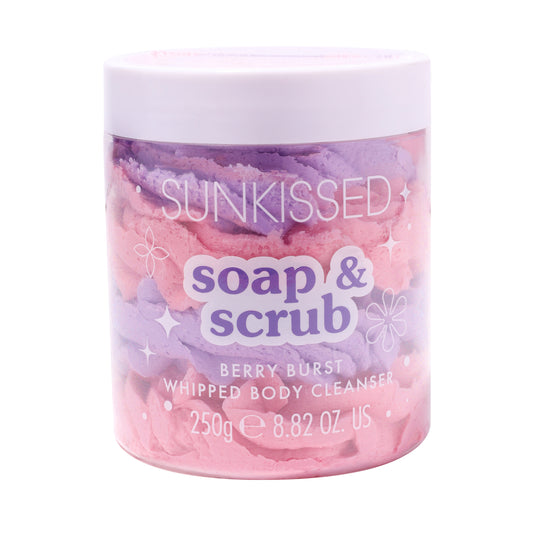 Sunkissed Soap & Scrub Berry Burst Whipped Body Cleanser 250g