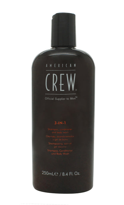 American Crew 3-in-1 Shampoo, Conditioner And Body Wash 250ml