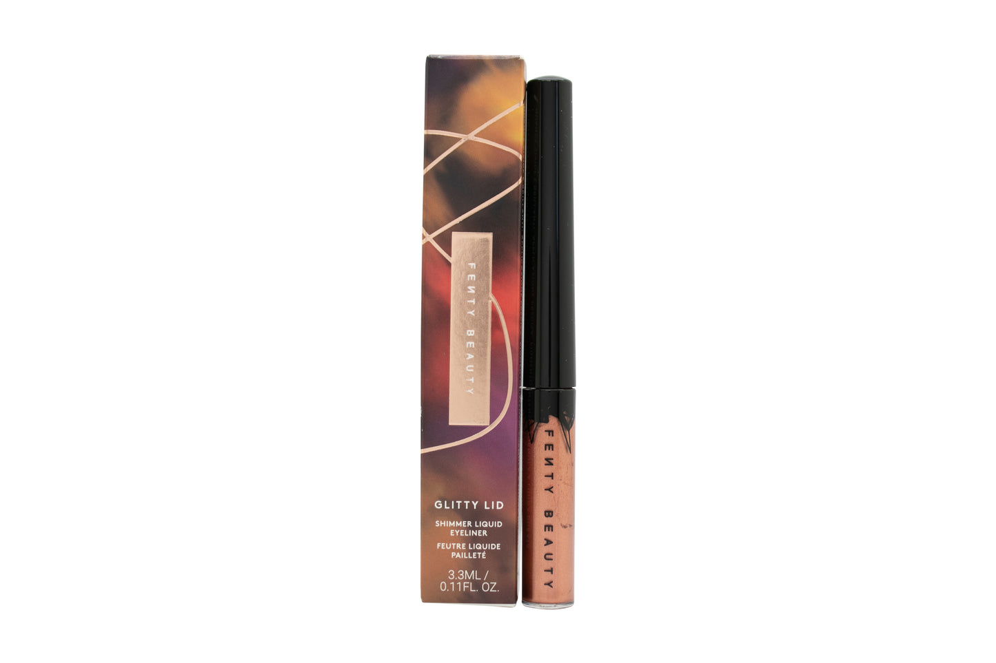 Fenty Beauty Glitty Lid Shimmer Liquid Eyeliner 3.3ml - Rose Gold Limited Edition