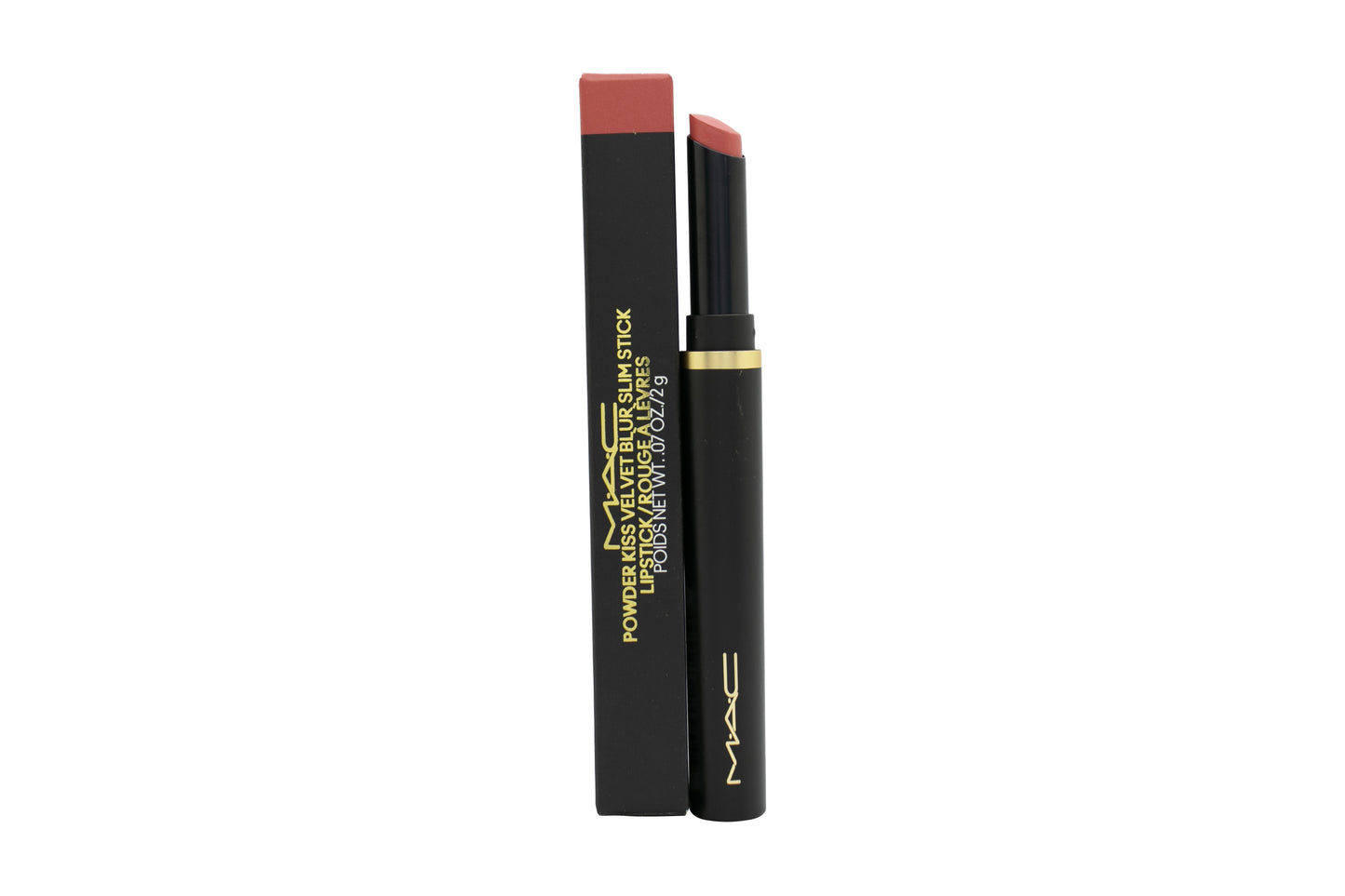 MAC Powder Kiss Velvet Blur Slim Stick Lipstick 2g - 898 Sheer Outrage