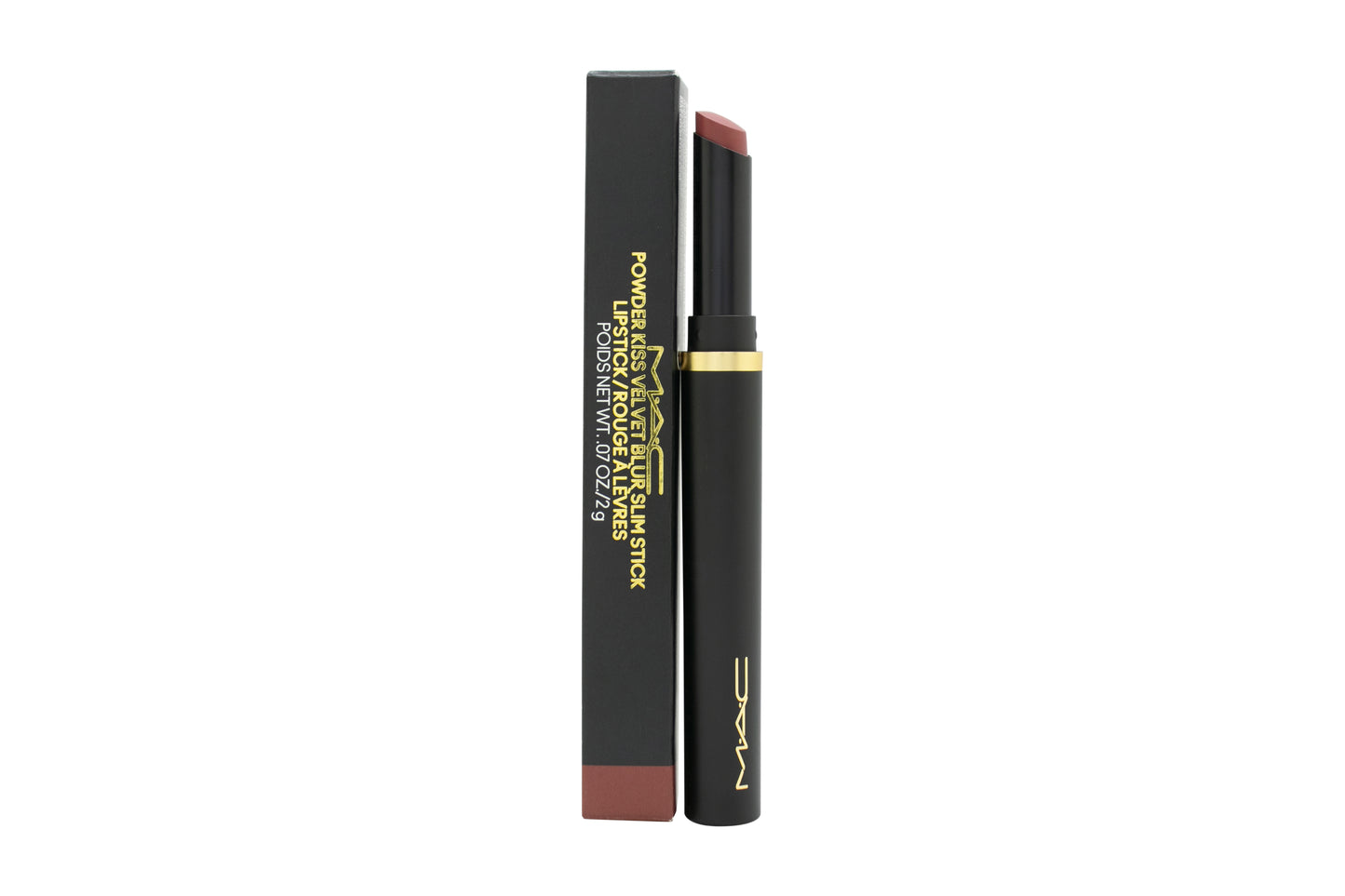 Mac Powder Kiss Velvet Blur Slim Lipstick 2g - 880 Rose Mary