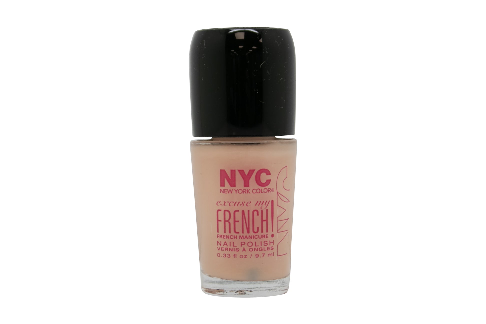 NYC New York Color Excuse My French Nail Polish 9.7ml -Strawberry Cream