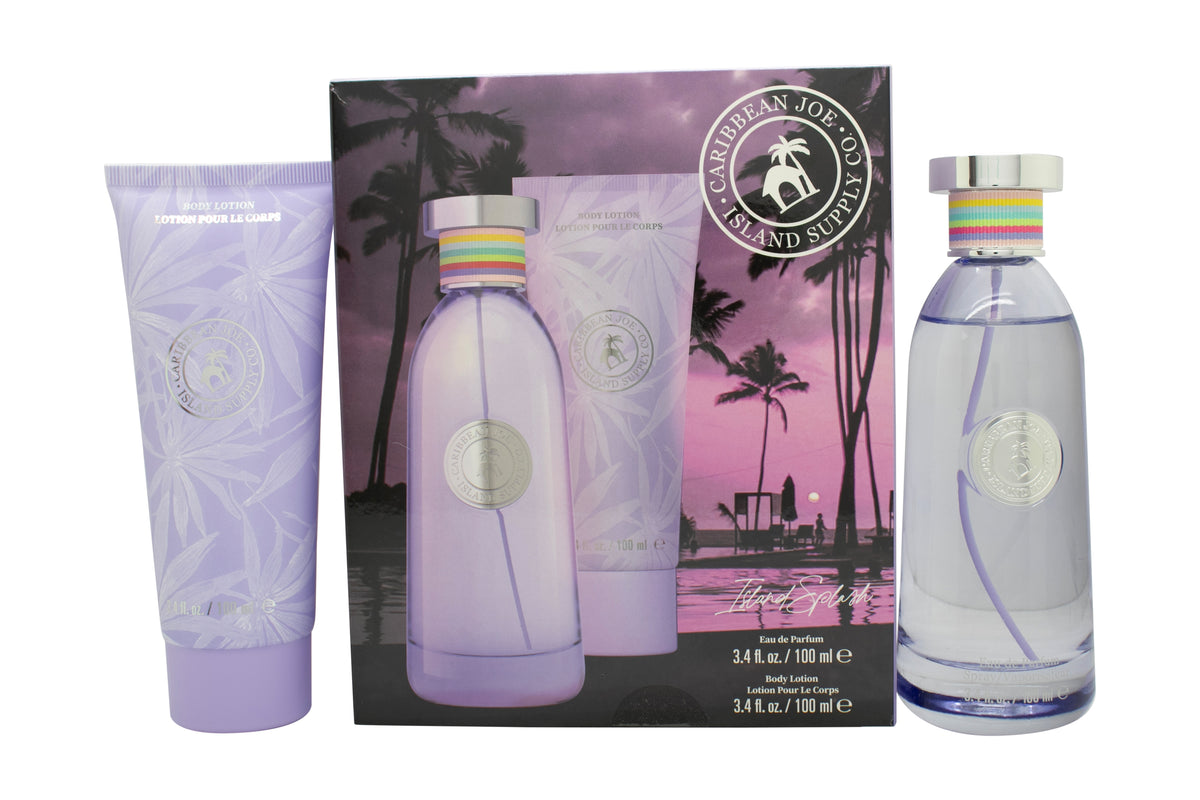 Caribbean Joe Island Splash Gift Set 100ml EDP + 100ml Body Lotion