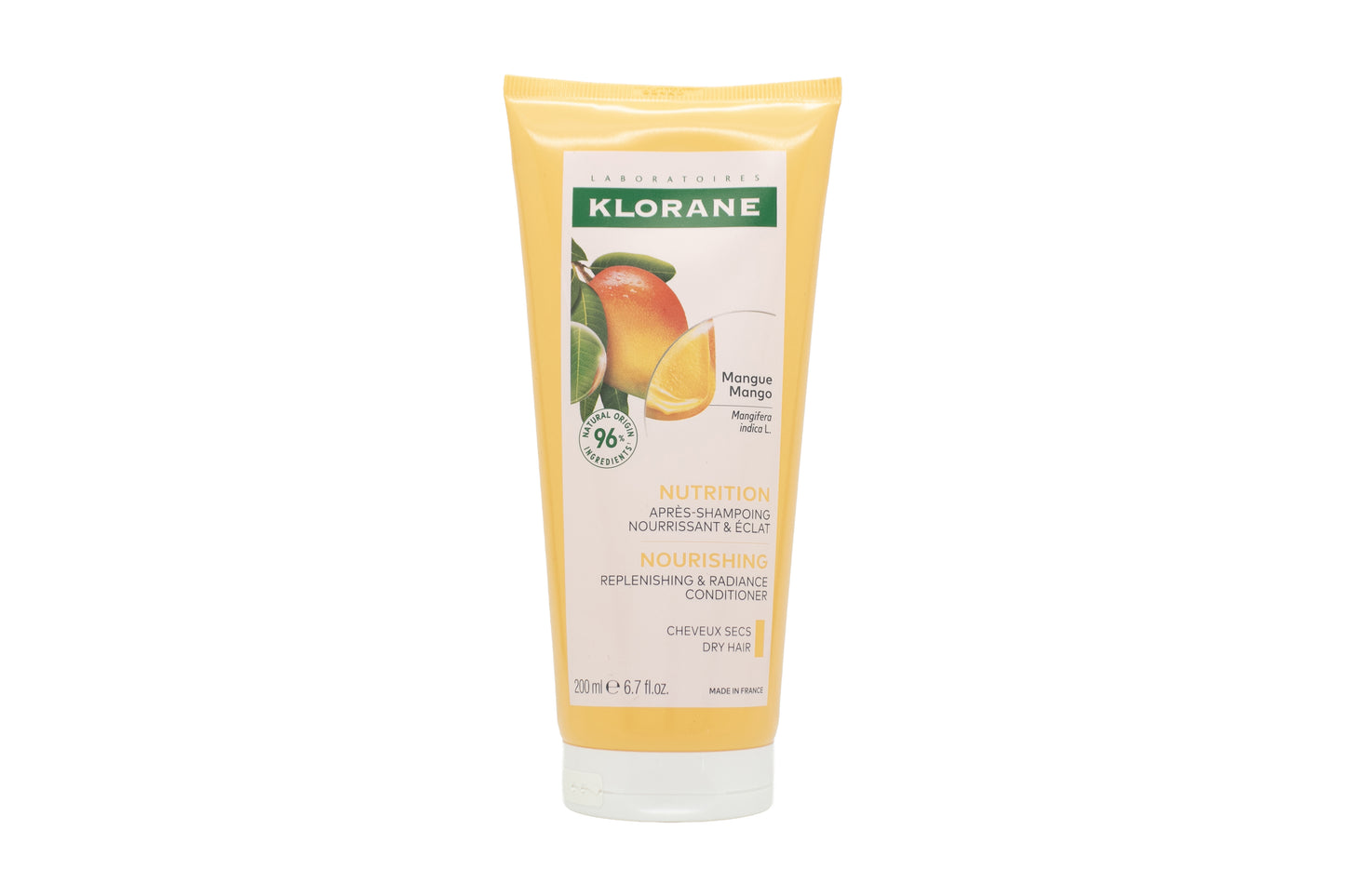 Klorane Nourishing Mango Conditioner 200ml - For Dry Hair